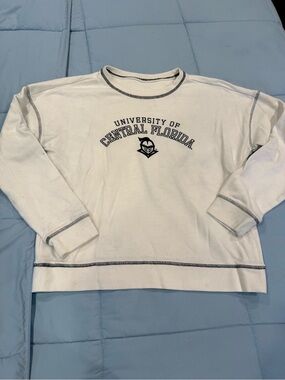 University of Central Florida Women’s White Crewneck Sweatshirt